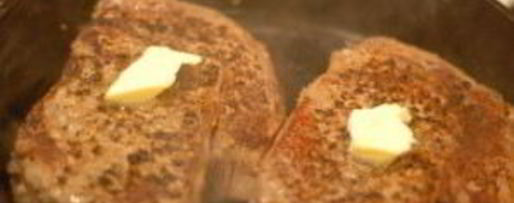 Шаг 2: стейка из телятины на сковороде