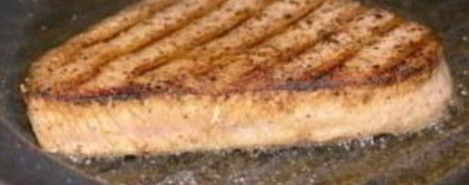 Шаг 2: стейка из тунца