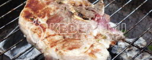 Шаг 3: стейка на гриле