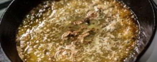 Шаг 4: стейка рибай на сковороде