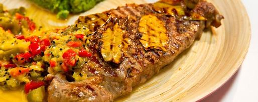 Шаг 4: стейка рибай с остро-сладким соусом