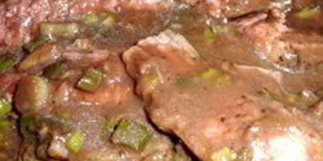 Рецепт стейка с чесночно-винным соусом