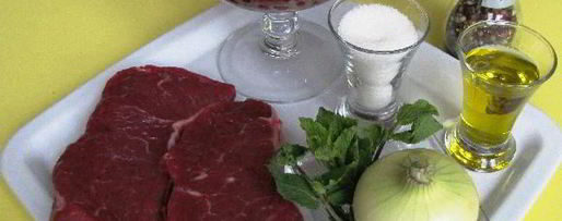 Шаг 1: стейка с летним трио соусов для девочек