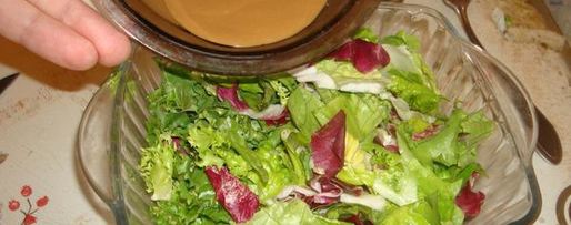 Шаг 11: стейка с салатом микс