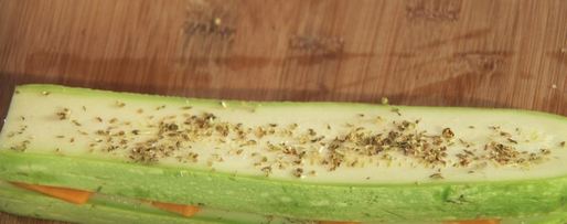 Шаг 2: стейка с сэндвичем из кабачка