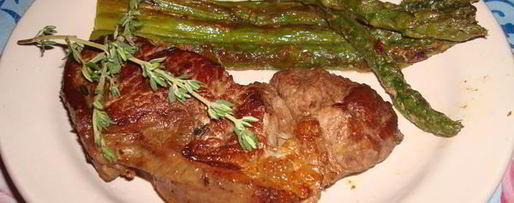 Шаг 14: стейка со спаржей