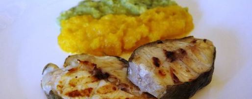 Шаг 7: стейков-гриля из зубатки под сливочным соусом