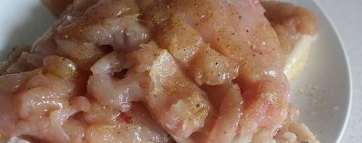 Шаг 1: стейков из куриной грудки с картофельными дольками