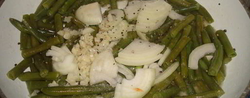 Шаг 7: стриплойна — стейка с зеленой фасолью