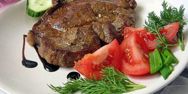 Рецепт свиного стейка