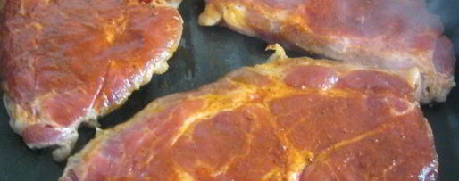 Шаг 1: свиного стейка