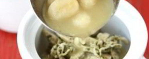 Шаг 5: супа с куриными грудками, ньокки и соусом песто