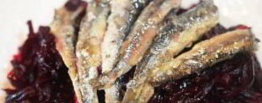 Шаг 1: свекольного гарнира с килечкой