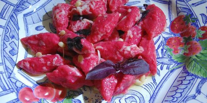 Рецепт свекольных ньокков