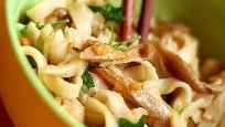 Рецепт Тайской лапши с грибами и арахисом