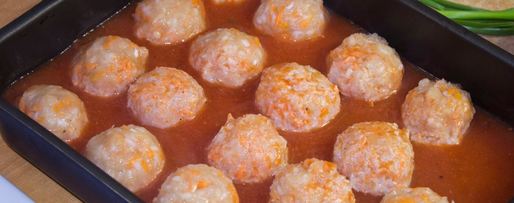 Шаг 11: диетических тефтелей из куриного фарша в духовке с подливкой