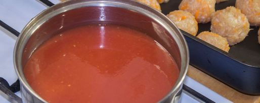 Шаг 8: диетических тефтелей из куриного фарша в духовке с подливкой