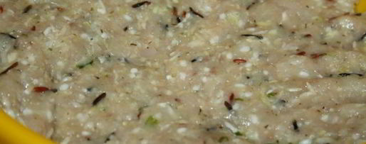 Шаг 2: фаршированных перцев и тефтели со свининой, курицей и кабачком