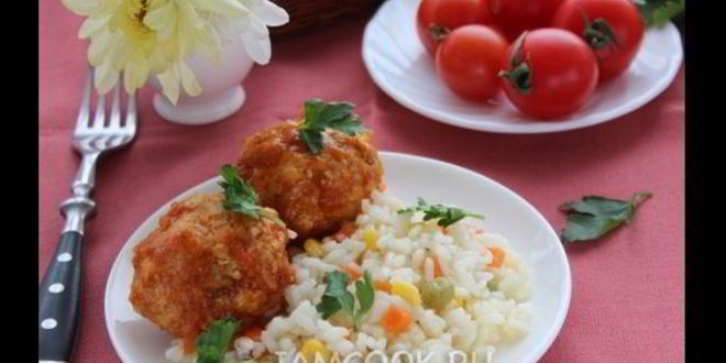 Рецепт куриных тефтелей с тыквой