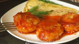 Рецепт Куриных тефтелей в мультиварке