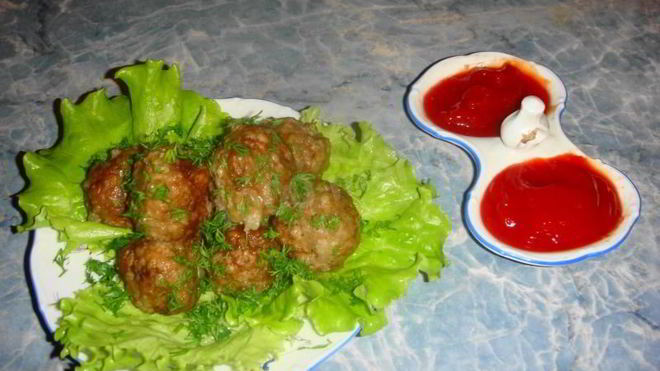 Рецепт Кюфте — тефтелей по-гречески