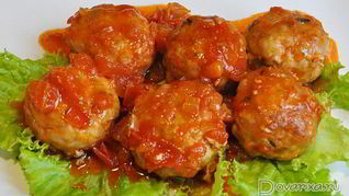 Рецепт Острых тефтелек в томатном соусе
