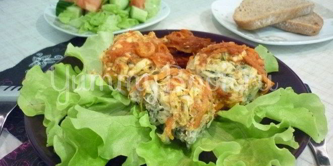 Рецепт простых капустных тефтелек