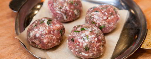 Шаг 2: тефтелей из баранины