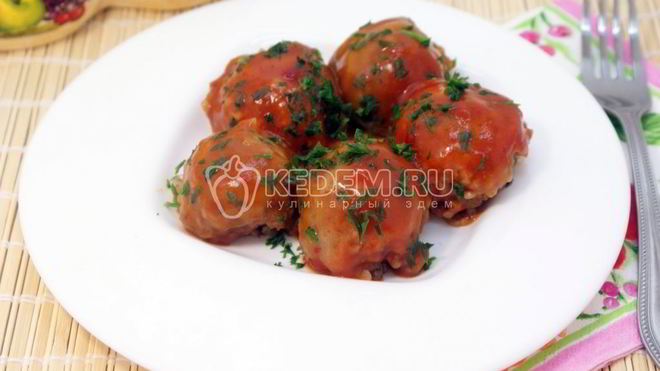 Рецепт Тефтелей из гречки с грибами