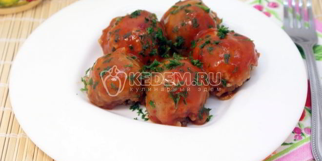 Рецепт тефтелей из гречки с грибами