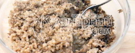 Шаг 2: тефтелей из гречки с грибами