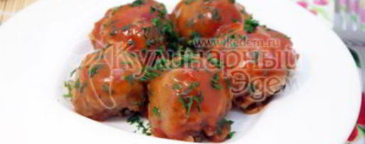 Шаг 7: тефтелей из гречки с грибами