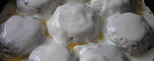 Шаг 3: тефтелей из индейки с базиликом и мятой в сливочном соусе