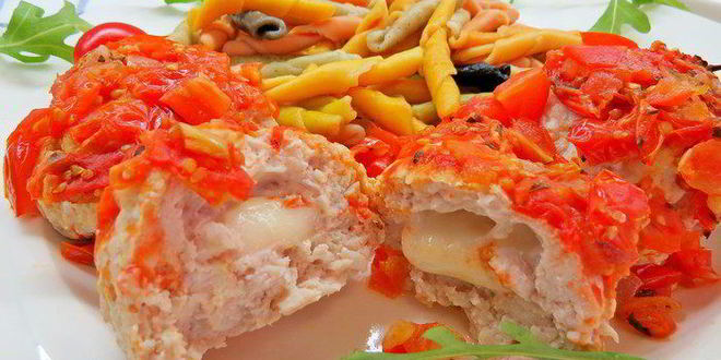 Рецепт тефтелей из индейки с моцареллой в томатном соусе