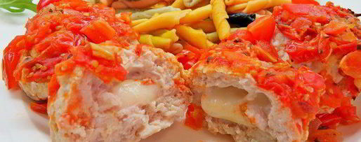 Шаг 6: тефтелей из индейки с моцареллой в томатном соусе