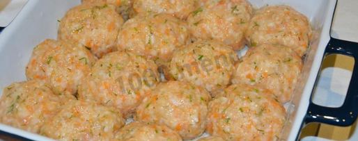 Шаг 5: тефтелей из индейки в духовке с рисом