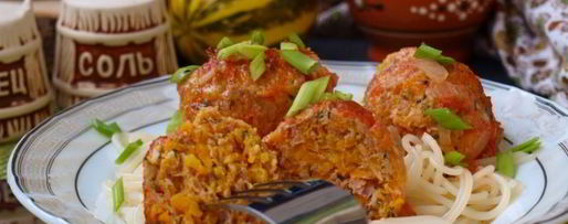 Шаг 6: тефтелей из индюшиного фарша с тыквой