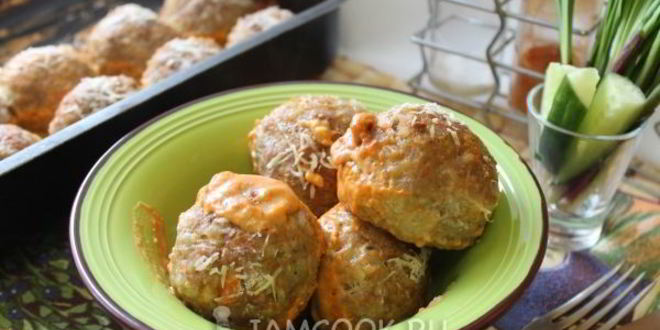 Рецепт тефтелей мясных в сметанно-томатном соусе