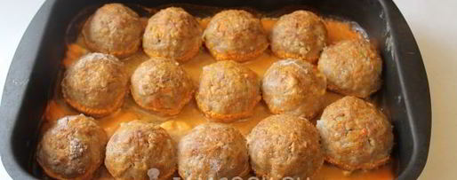 Шаг 11: тефтелей мясных в сметанно-томатном соусе