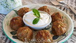 Рецепт Тефтелей с кабачками