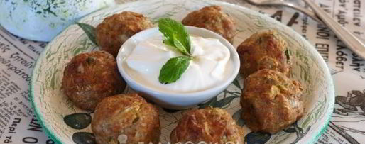 Шаг 10: тефтелей с кабачками