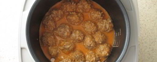 Шаг 10: тефтелей с рисом с подливкой в мультиварке