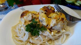 Рецепт Тефтелей с сыром в духовке