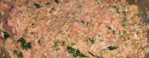 Шаг 1: тефтелей со шпинатом под йогуртно-сливочным соусом