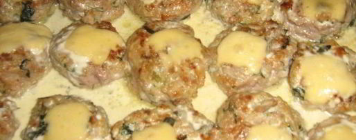 Шаг 4: тефтелей со шпинатом под йогуртно-сливочным соусом