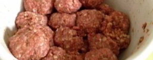 Шаг 1: тефтелей в фольге