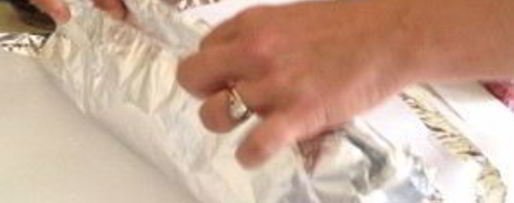 Шаг 3: тефтелей в фольге