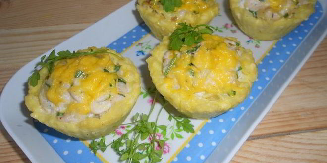Рецепт тефтелей в картофельных корзиночках