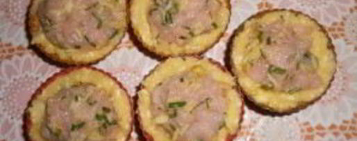 Шаг 4: тефтелей в картофельных корзиночках