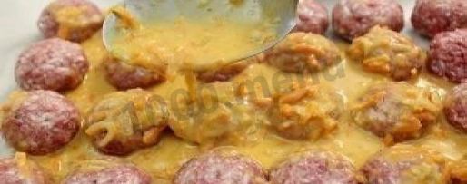 Шаг 7: тефтелей в сливочном соусе в духовке